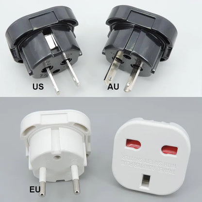 1/3pcs UK Plug to EU US AU Converter Euro Wall Travel Power Adapter 250V Charger EU Germany Korea Plug British Scoket Outlet