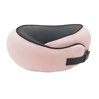 Travel Neck Pillow Memory Foam U-shaped Pillow Snail Style Travel Neck Support Portable Adjustable Soft Noon Break Sleep Pillows