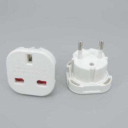 1/3pcs UK Plug to EU US AU Converter Euro Wall Travel Power Adapter 250V Charger EU Germany Korea Plug British Scoket Outlet