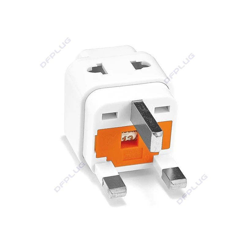 2 in 1 UK Plug Travel Adapter US EU AU to UK Universal High Quality Plug Adapter with 250V 13A Fuse EU To UK Converter AC Outlet