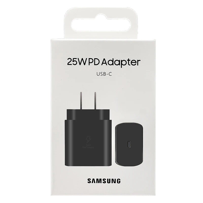 Samsung PD 25W Charger EU US UK Super Fast Charging Wall Adapter Daul Type C Cable For Galaxy S22 S21 S20 Ultra Note 20 10+ A53