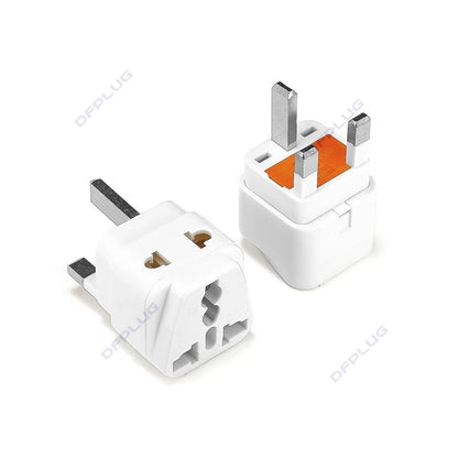 2 in 1 UK Plug Travel Adapter US EU AU to UK Universal High Quality Plug Adapter with 250V 13A Fuse EU To UK Converter AC Outlet