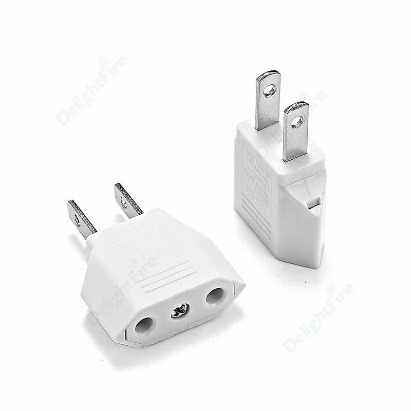 US Electrical Plug Adapter US To EU Socket Outlet American Japan China Travel Adapter European EU To US Power Adapter Converter