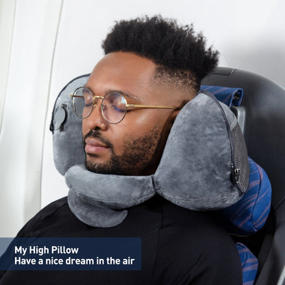 Travel Pillow Inflatable Pillows Air Soft Cushion Trip Portable Innovative Products Body Back Support Foldable Blow Neck Pillow