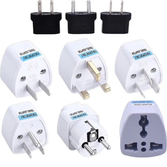 Universal EU Plug Adapter International AU UK US To EU Euro KR Travel Adapter Electrical Plug Converter Power Socket Wholesale