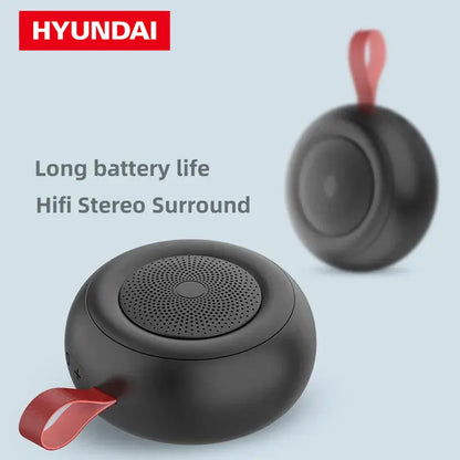 Choice HYUNDAI HY-S21 Wireless Bluetooth 5.0 Mini Outdoor Speaker HIFI Stereo Surround Lasting Battery Life HD Call Loundspeaker