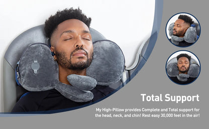 Travel Pillow Inflatable Pillows Air Soft Cushion Trip Portable Innovative Products Body Back Support Foldable Blow Neck Pillow